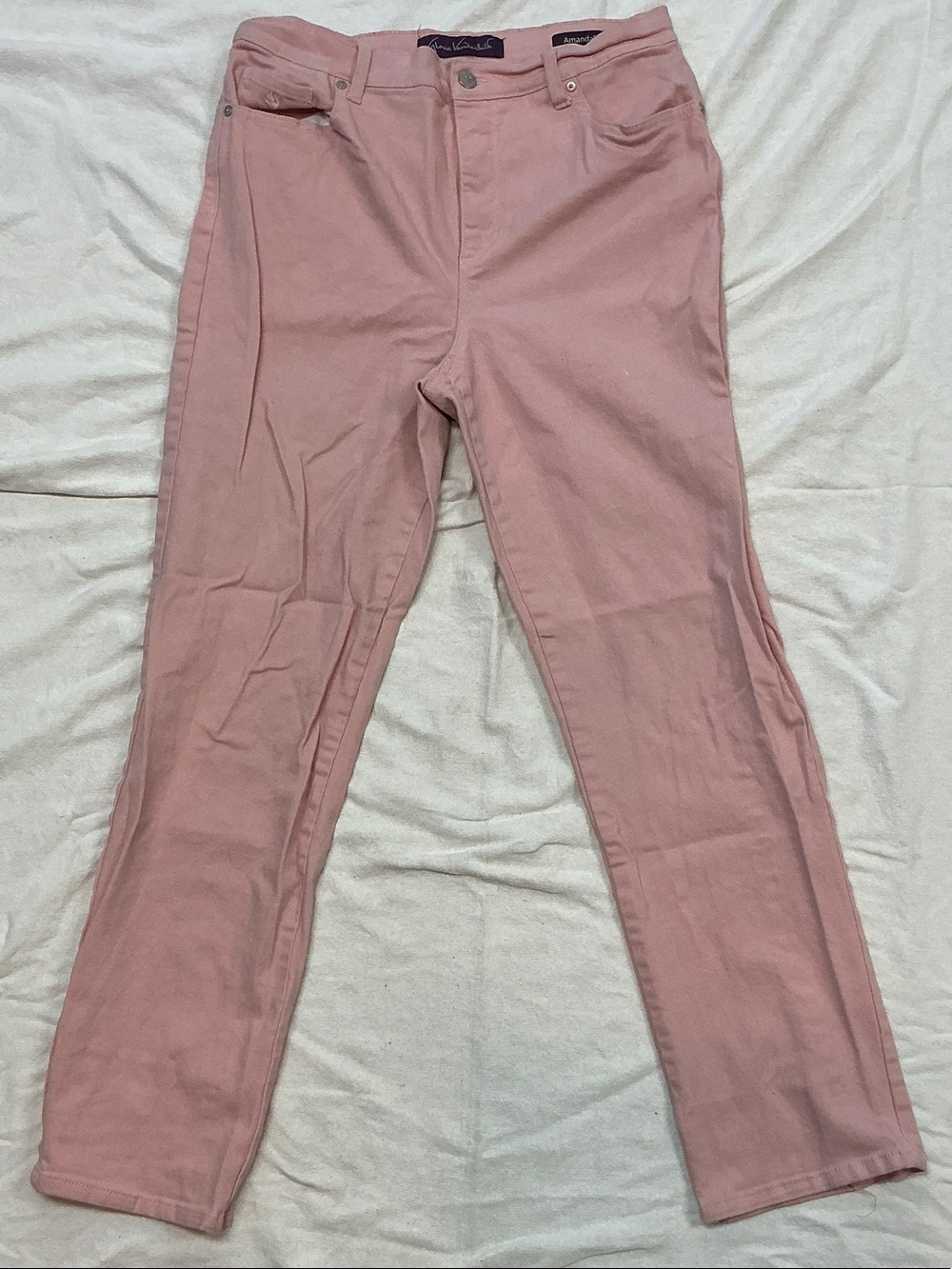Gloria Vanderbilt Slim Skinny Jeans in Rose Pink